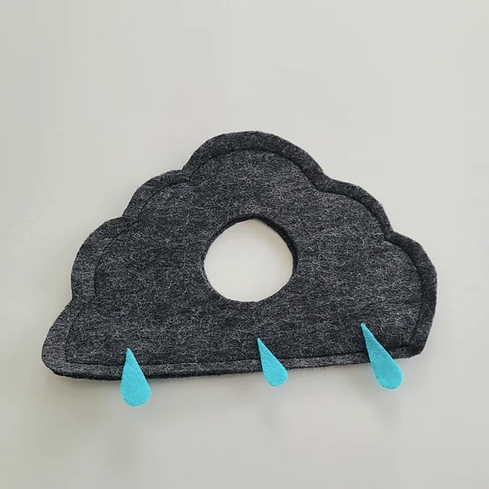 Creative Cute Cloud-Shaped Cat Hat Pet Clothing Detachable Dog Headgear Pin - Image 4