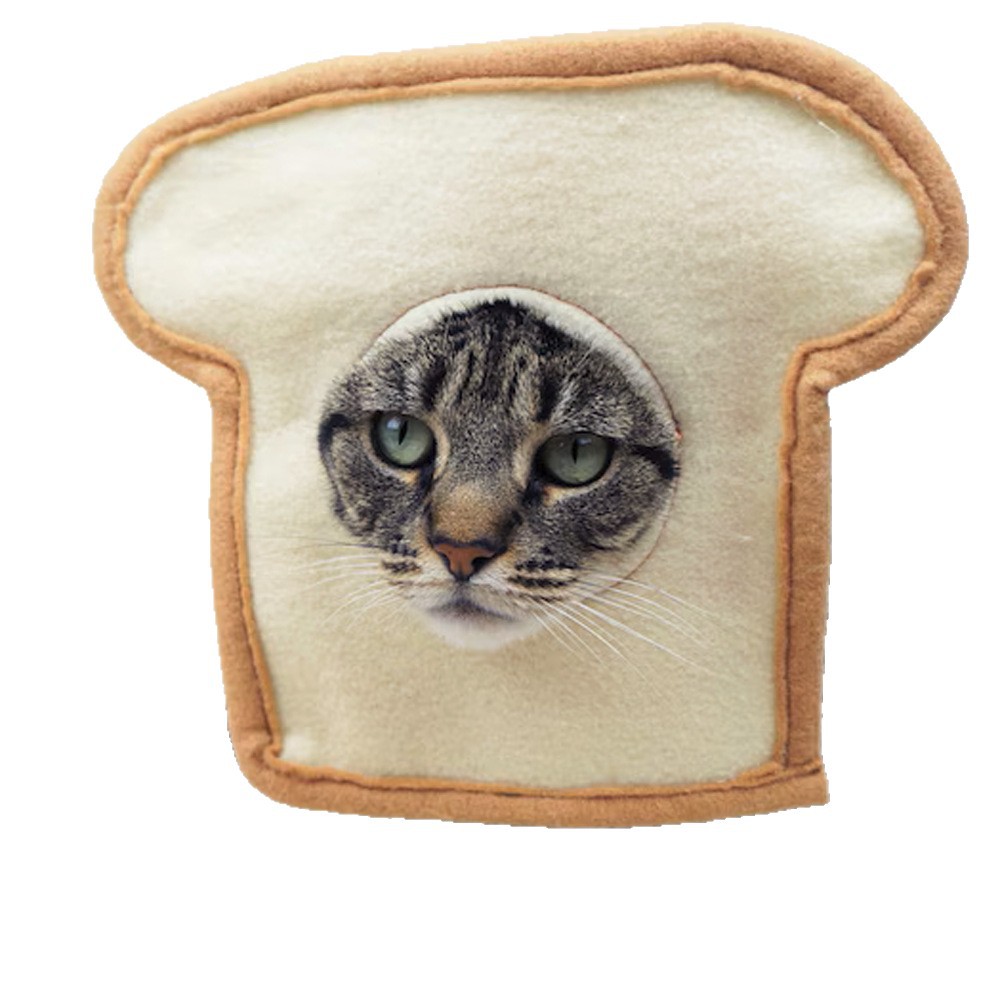 Quirky Pet Hats, Cat and Dog Photo Props, Toast Bread-Shaped Headgear, Pet Rabbit Headgear - Image 5