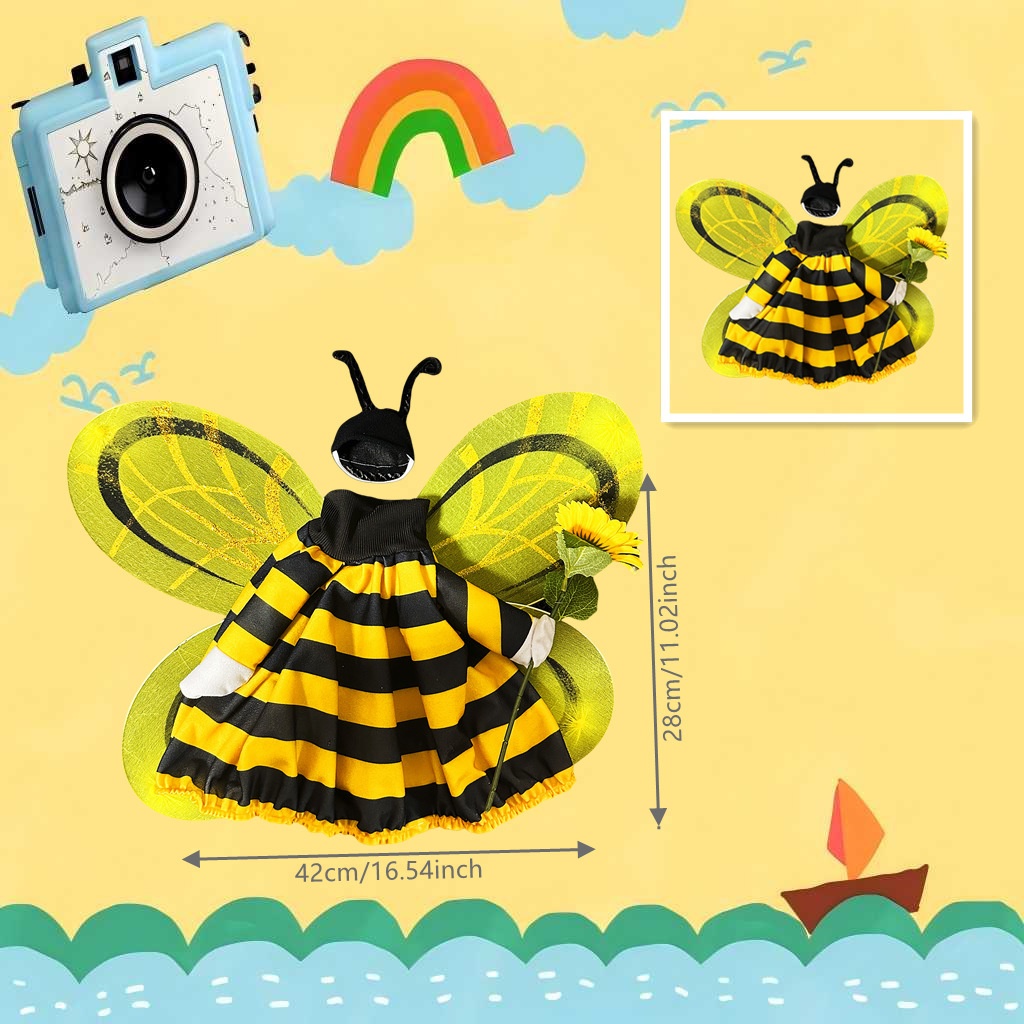 Porch Goose Costume 2026 New Model Big White Goose Pastoral Bee Ladybug Costume Atmosphere Props - Image 3