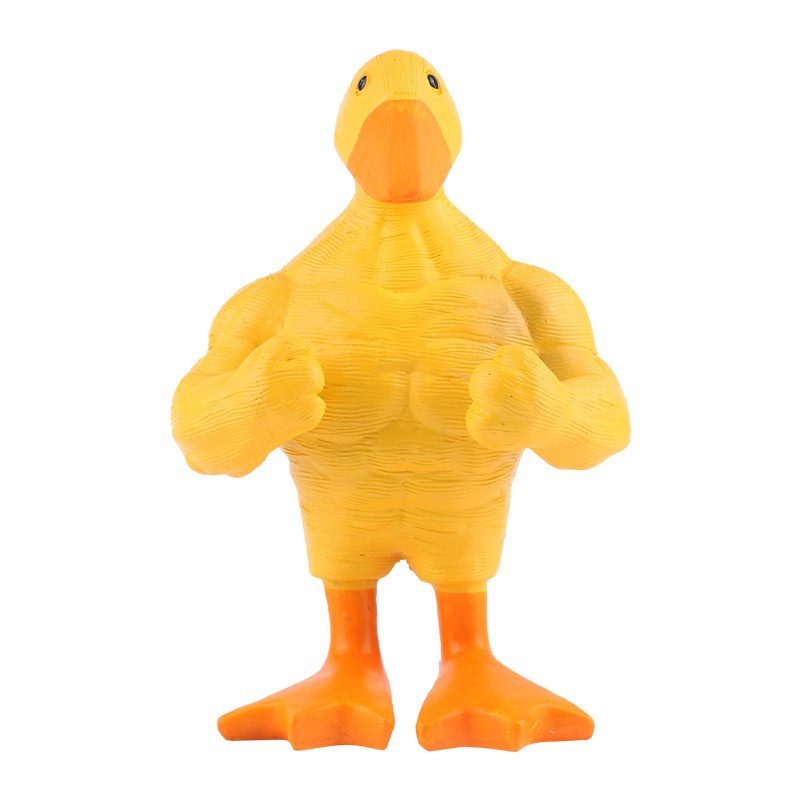 European Style Muscular Goose Magnetic Resin Figurine, Magnetic Key Holder Decor Statue for Home & Yard Ornament Gift - Image 2