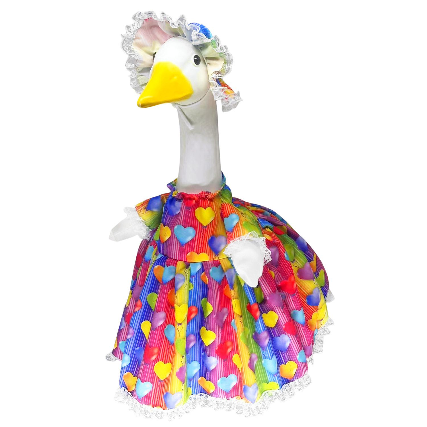 White Goose Costume, Yard & Lawn Goose Outfit for Christmas, Easter, Halloween & Holiday Party Decoration - Image 5