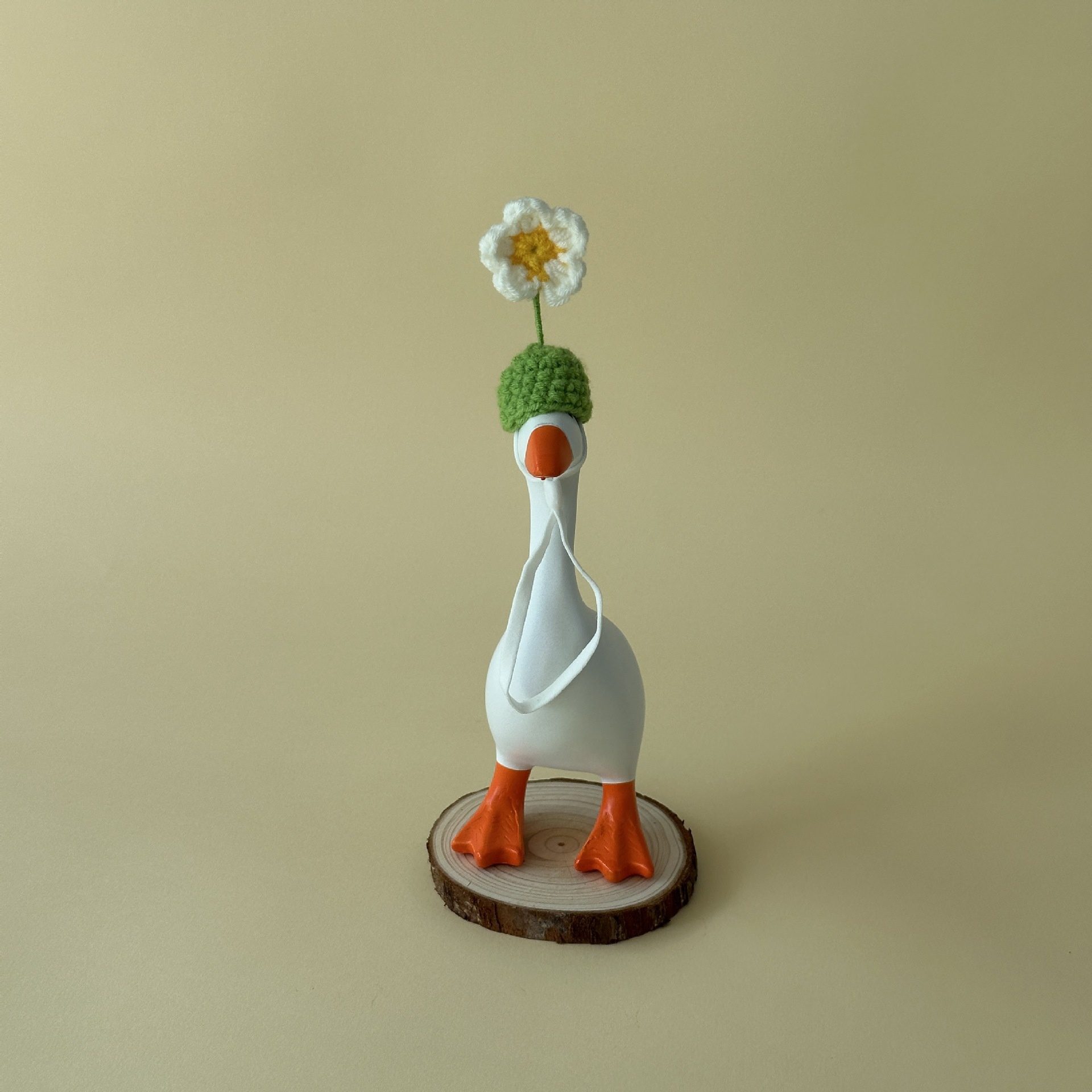 New Wholesale Mini Goose Knitted Hat, Handmade Crochet Decor Cap, Cute Mini Pet Headwear for Tabletop Ornament - Image 4