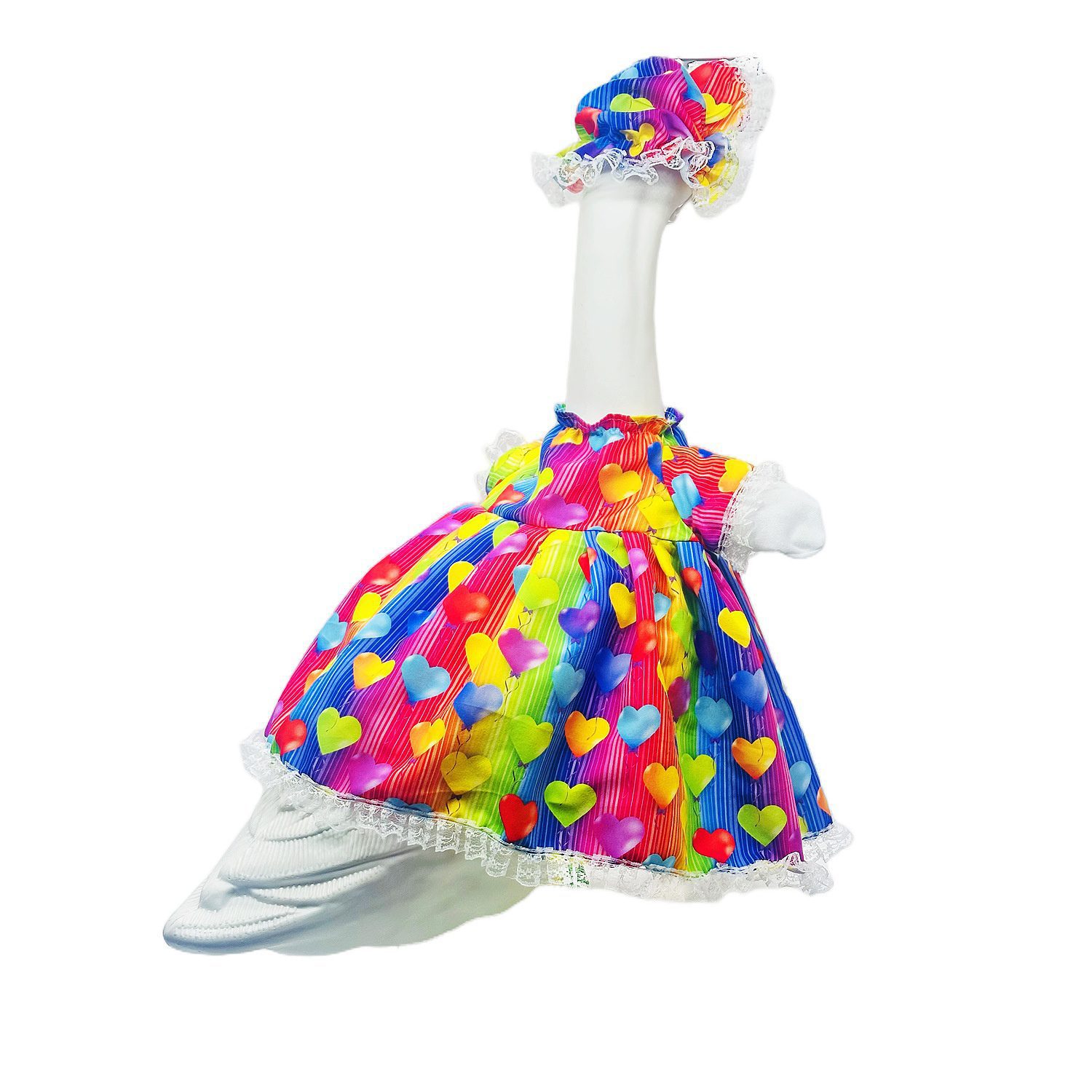 White Goose Costume, Yard & Lawn Goose Outfit for Christmas, Easter, Halloween & Holiday Party Decoration - Image 4