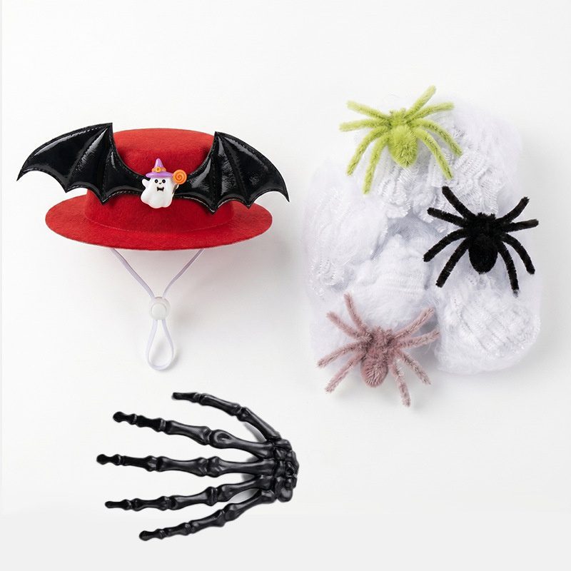 New Halloween DIY Ghost & Spider Web Porch Goose Costume Set, Creative Decor Outfit - Image 4