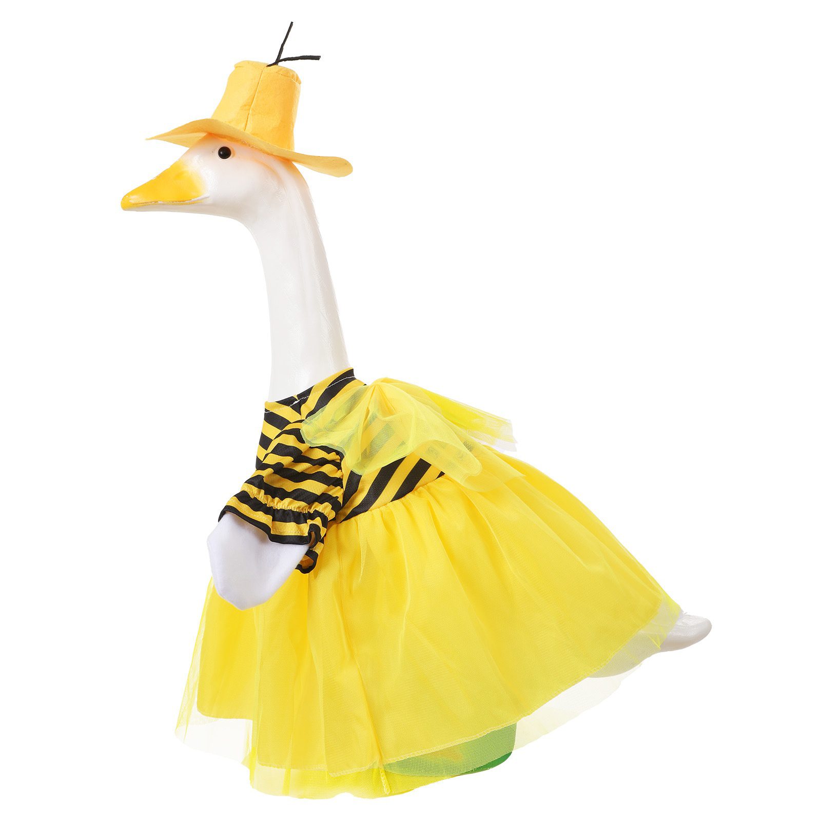 Bee Themed Porch Goose Costume, Cute Bee Cosplay Outfit for Lawn Plastic Goose Statue Holiday Decor - Image 4