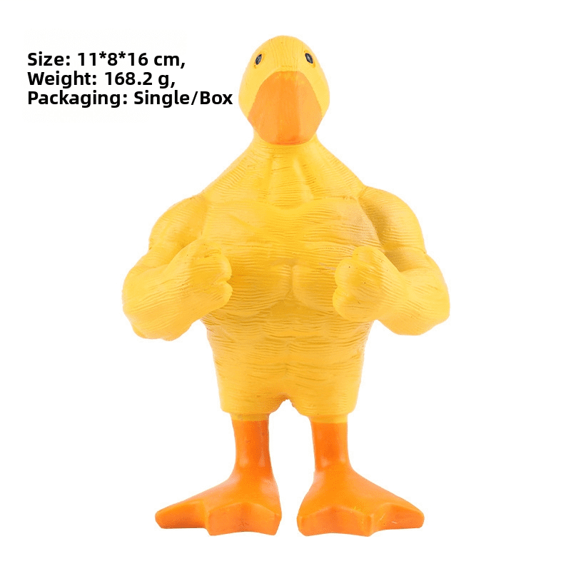 European Style Muscular Goose Magnetic Resin Figurine, Magnetic Key Holder Decor Statue for Home & Yard Ornament Gift - Image 4