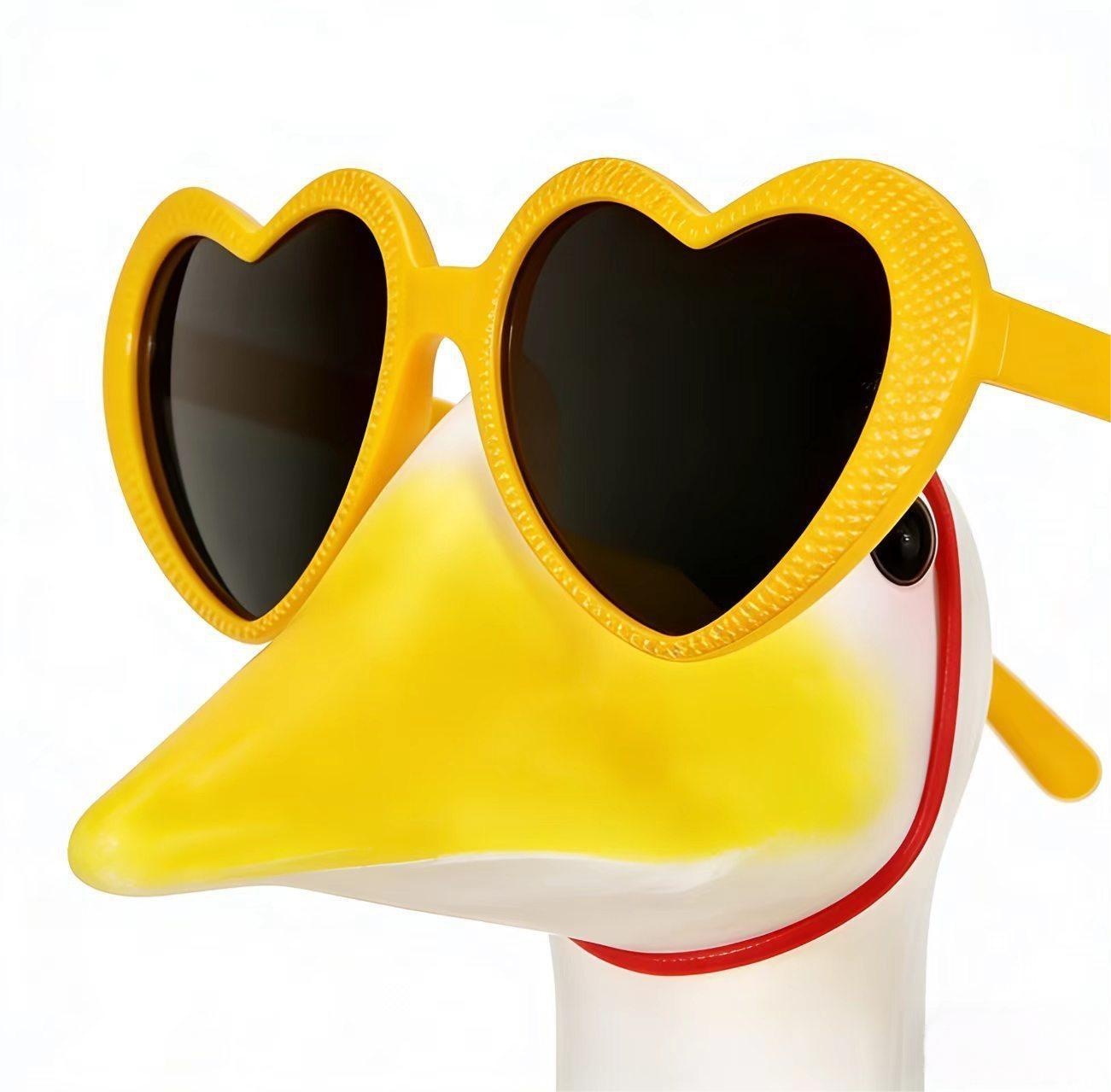 British Style Yellow Watermelon Bikini Porch Goose Outfit, Summer Hawaiian Decor Costume for 23 Inch Universal Goose Statue Personal Gift - Image 3