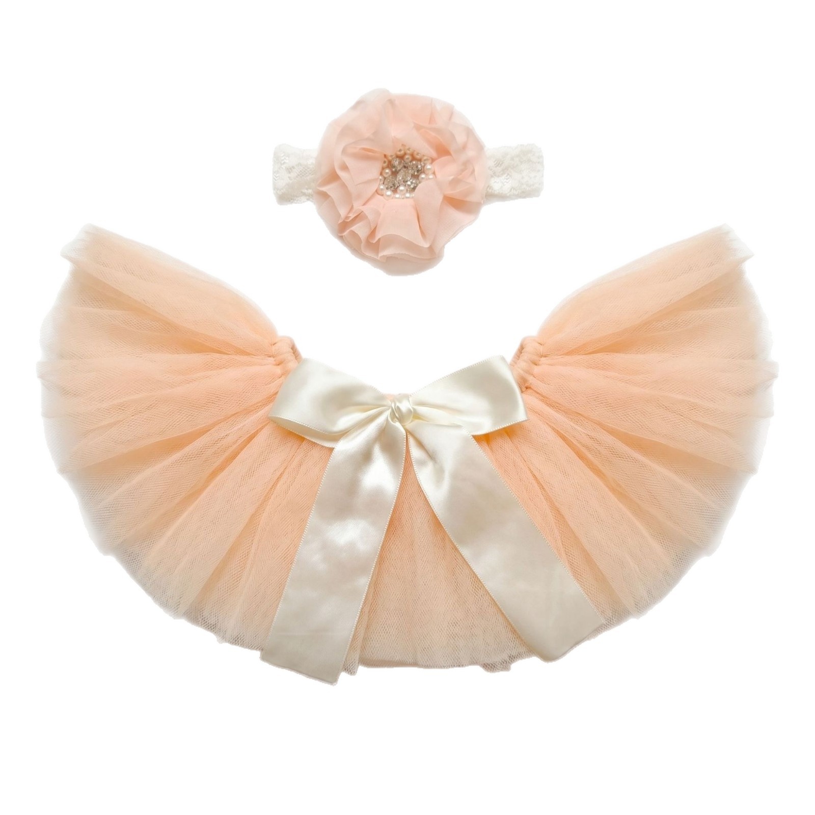 23 Inch Porch Goose Tulle Tutu Skirt Set, Headpiece & Fluffy Gauze Outfit for Garden Lawn Yard Goose Statue Decor - Image 3