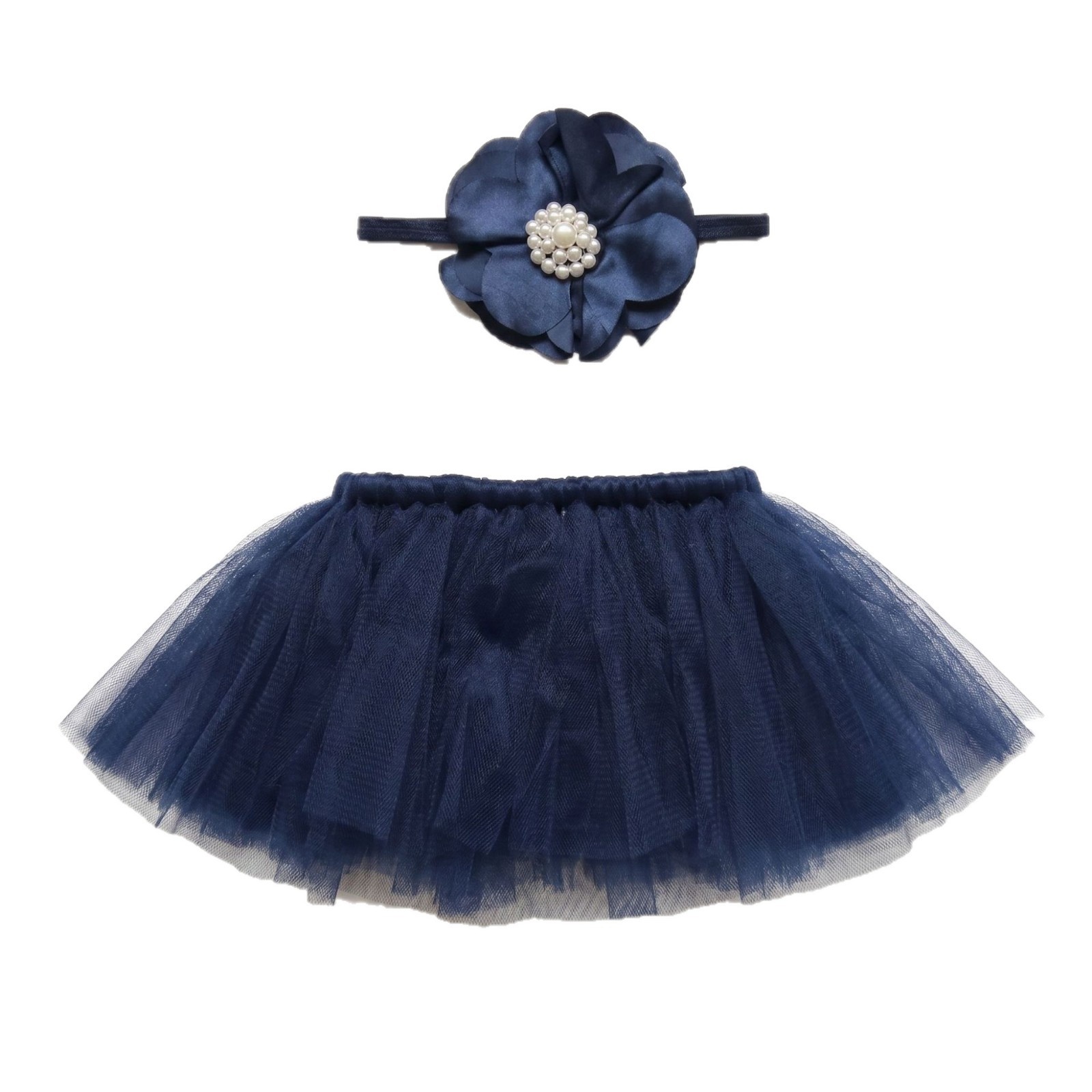 23 Inch Porch Goose Tulle Tutu Skirt Set, Matching Headpiece & Fluffy Gauze Outfit for Garden Lawn Yard Goose Statue Decor - Image 3