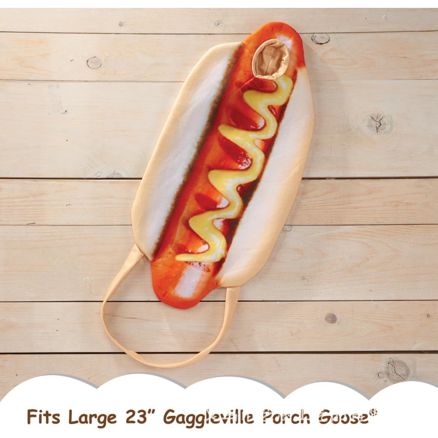 Novelty Sausage-Style Porch Goose Outfit, 23 Inch Goose Decor Costume for BBQ Party Scene Decoration - Image 2