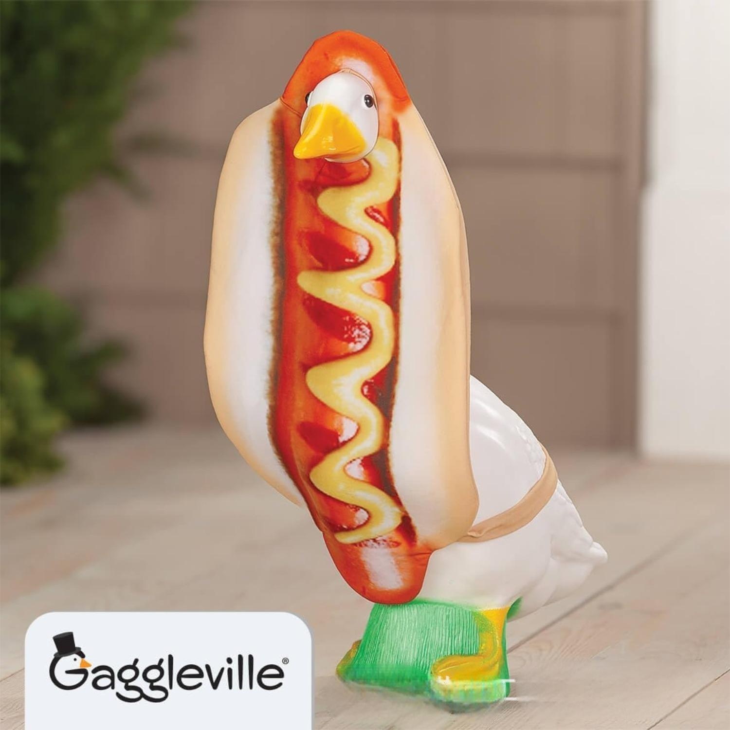 Novelty Sausage-Style Porch Goose Outfit, 23 Inch Goose Decor Costume for BBQ Party Scene Decoration - Image 5