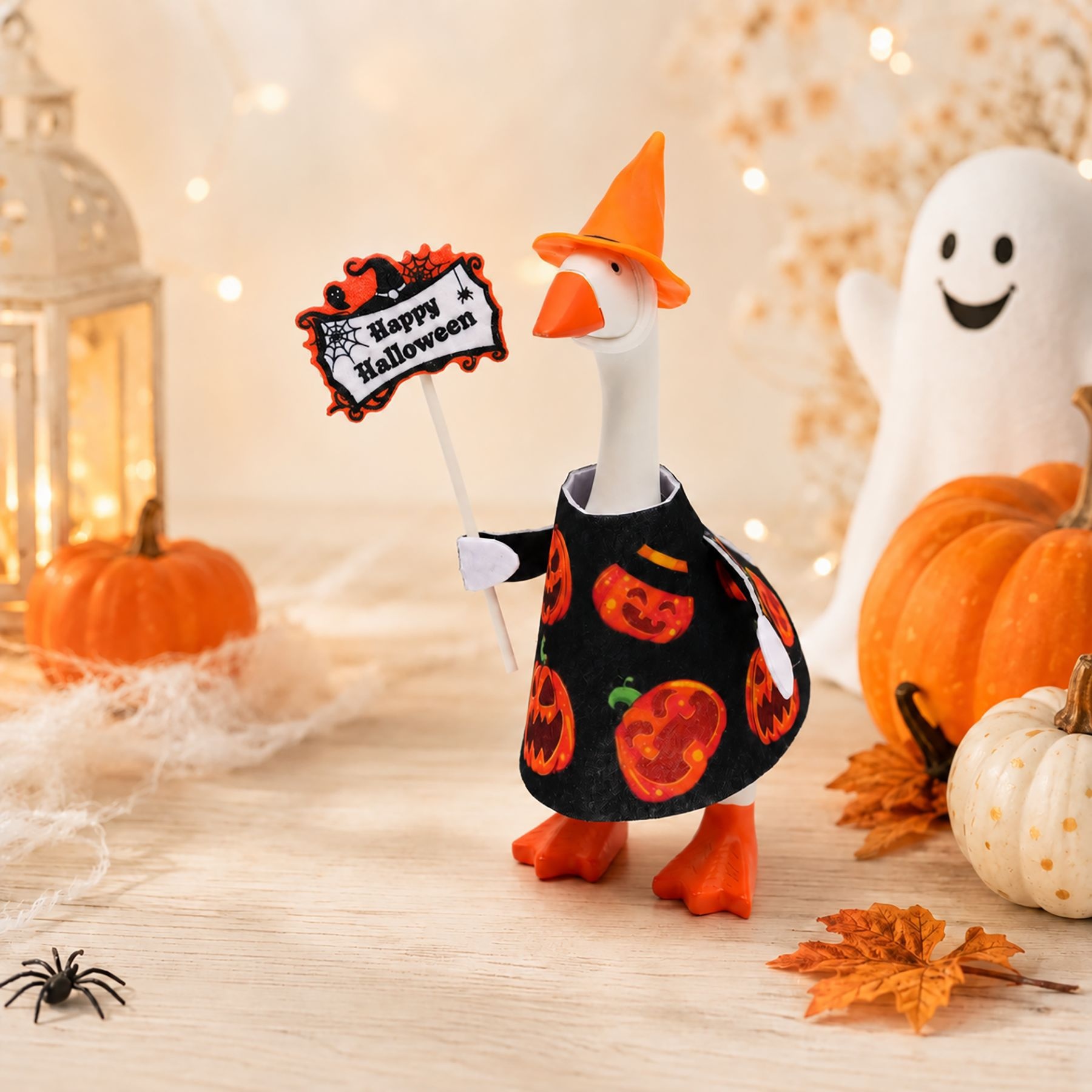 New Porch Goose Halloween Hanging Ornament, Pumpkin Ghost & Skull Design, Ghost Festival Home Party Mini Decor Pendant - Image 2