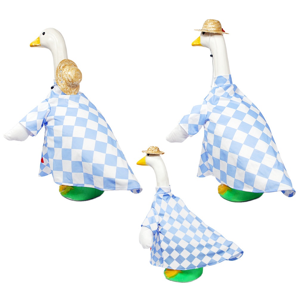 Porch Goose Decor Outfit, Parent-child Style Clothes for 23 Inch & 17 Inch Lawn Goose - Image 5