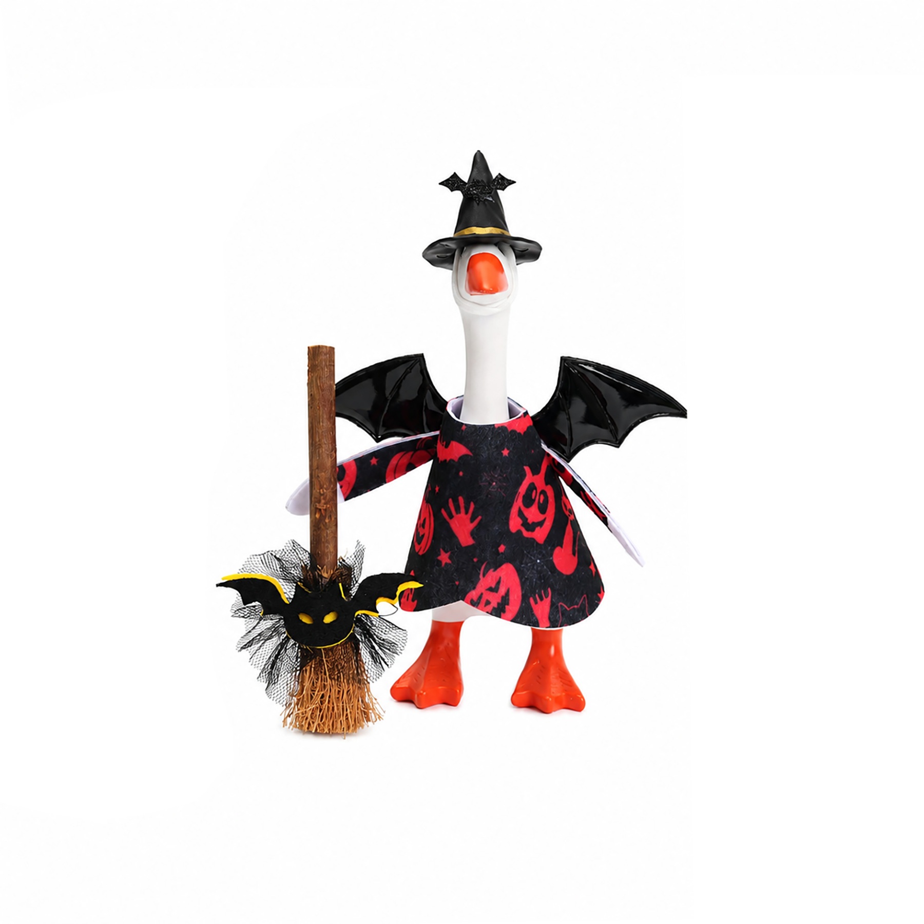 New Porch Goose Halloween Hanging Ornament, Black Devil Costume Decor, Ghost Festival Home Party Mini Pendant - Image 3