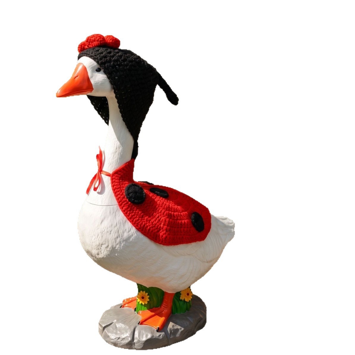 23 Inch Porch Goose Outfit, Jungle Beetle Costume, Porch Goose Clothing, Summer Goose Decor - Image 3