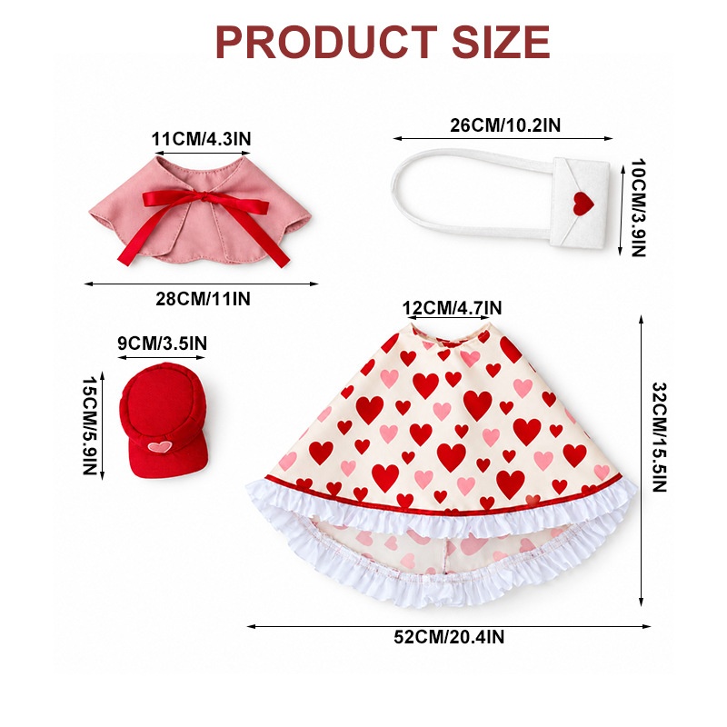 Valentine’s Day Porch Goose Costume, Shawl Dress Newsboy Hat Set for Outdoor Yard Party Decor - Image 2