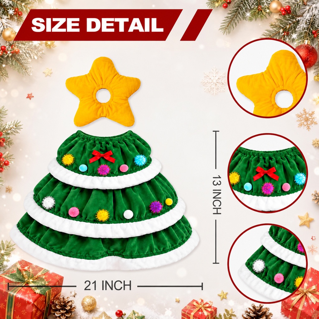 23 Inch Porch Goose Costume, Christmas Moose & Snowman Outfit, Garden Holiday Decoration - Image 4