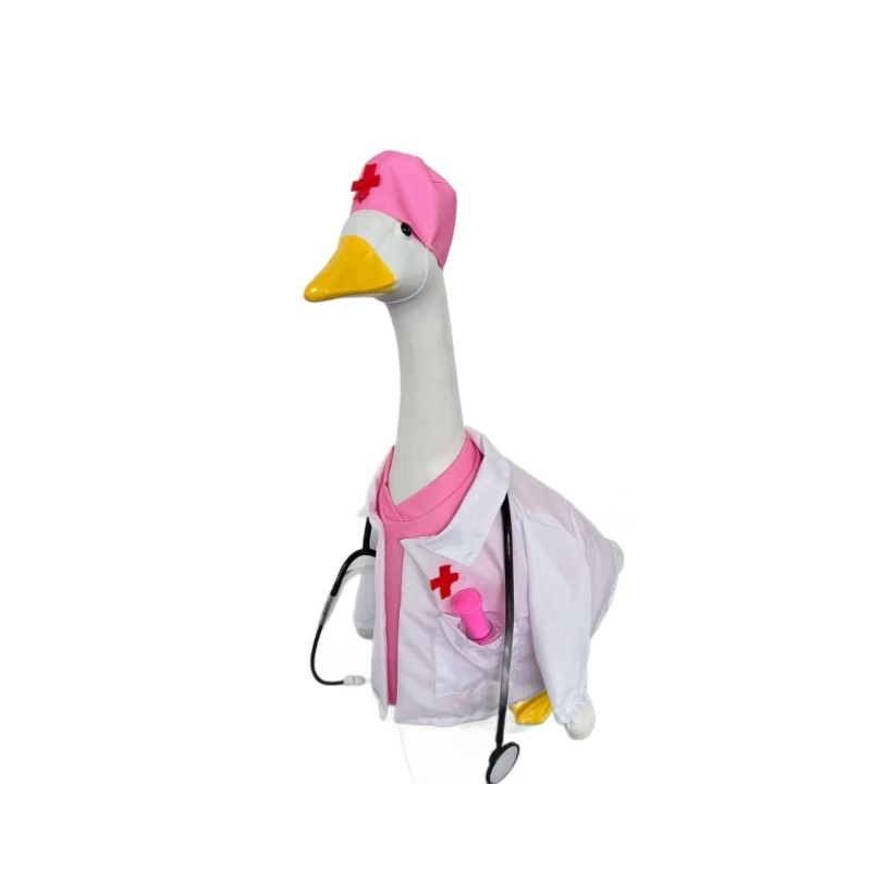 Nurse Week Porch Goose Outfit,23 Inch Nurse Themed Goose Costume - Image 3